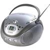 Coby Portable CD Player with AM/FM Radio - Silver