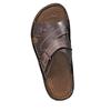 Retreat®/MD Men's Criss-cross Slide Leather Sandals