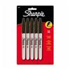 SHARPIE 5 Pack Fine Black Markers