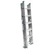 Werner 16 Feet. Aluminum 3 Section Compact Extension Ladder 225 lbs. Load Capacity (Type II Dut...