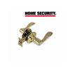 HOME SECURITY Brass Queen Right Hand Passage Door Lever