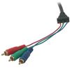 CABLES TO GO 12FT ULTIMA HD15 TO 3XRCA M/M HDTV COMPONENT VIDEO BREAKOUT CABL