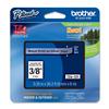 Brother 3/8" Black on Clear Label Tape (TZE121)