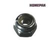 HOME PAK 5 Pack #10-32 18.8 Stainless Steel Nylon Insert Lock Nuts