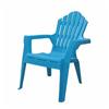 GRACIOUS LIVING Waterloo Blue Child's Resin Adirondack Chair