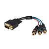 Startech 6" HD15 To component RCA Breakout Cable Adapter (HD15CPNTMF)