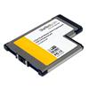 StarTech 2-Port Flush Mount ExpressCard USB 3.0 Card Adapter (ECUSB3S254F)