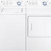 GE 4.5 Cu. Ft. Top Load Washer with Stainless Steel Interior and 6.0 Cu. Ft. Dryer - White