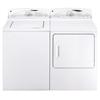 GE 4.5 Cu. Ft. Top Load ENERGY STAR Washer and 7.0 Cu. Ft. Dryer - White