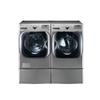 LG 6.0 Cu. Ft. Front Load Steam Washer and 9.0 Cu. Ft. Electric Steam Dryer - Graphite Steel