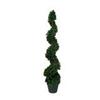 Artificial Cedar Spiral Topiary Plant in Pot