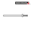 BENCHMARK 25 Pack 1/8" Small White Aluminum Rivets