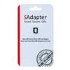 SAdapter Nano SIM Card to Micro SIM Card Adapter (SAdapter4FFTO3FFBLK)