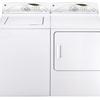 GE 4.6 Cu. Ft. Top Load HE Washer with Stainless Steel Interior and 7.0 Cu. Ft. Steam Dryer - White