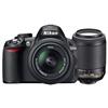 Nikon D3100 14.0MP DSLR with AF-S DX NIKKOR 18-55mm VR Lens Kit and 55-200mm Telephoto Zoom Lens
