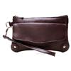 Ashlin Catarine Leather Wristlet Wallet Pouch (B9100-18-02) - Dark Brown