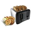 Proctor Silex 4-Slice Toaster (24608Y) - Black/Chrome