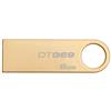 Kingston DataTraveler GE9 8GB 24-Carat Gold-Plated Casing USB Flash Drive (DTGE9/8GBZ)