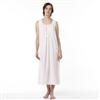 Vanity Fair®/MD Crinkle-Knit Daisy-Embroidered Long Nightgown