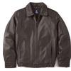Chaps® Lambskin Leather Bomber Jacket