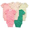 Carter's® Girls' 5 Piece Layette- Floral Bodysuits- Infant/Toddler