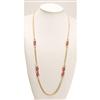 JESSICA®/MD Gold Chain and Red Link Necklace