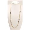 JESSICA®/MD Gold Chain and Black Link Necklace