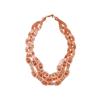 Cocoa Jewelry Crystal Chain Weave Necklace