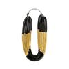 Cocoa Jewelry Multi tone snake necklace - gold and black plated brass