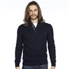 Matinique™ 1/4 Button Up Turtle Neck Long Sleeve Pullover