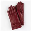 Ladies Leather Glove With Bow