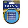 Sony Stamina Platinum Alkaline 4 x AAA batteries(AM4PTB4A)