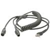 SYMBOL - DC-1A 9FT PWR PT COILED KEYBD WEDGE PS/2 CABLE US# K34667