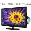 Haier® LEC19B1320 19-in. 720p LED HDTV** with Built-in DVD Player
