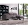 Rideau Fabric Sofa with Chaise