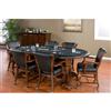 Santa Maria Oval game Table Set With 6 Chairs
