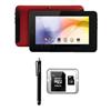 Hipstreet 7" 8GB Aurora Tablet Bundle (HS-7TB6-12BNDL) - Red/Black