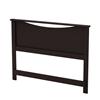 South Shore Step One Collection Double Headboard (3159090) - Chocolate