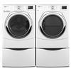 Whirlpool® 4.0 cu. Ft. Front-Load Washer & 6.7 cu. Ft. Steam Gas Dryer - White