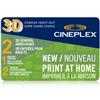 Cineplex Night Out 3D Movie Package