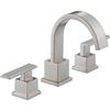 Delta Vero 8 Inch Widespread 2-Handle High-Arc Bathroom Faucet in Stainless