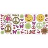 The Wallpaper Company Peace And Love Room Appliques