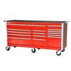 International 75 Inch 15 Drawer Red Tool Cabinet