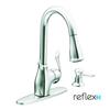 Moen Boutique 1 Handle Kitchen Faucet with Matching Pulldown Wand and Soap Dispenser - Chrom...