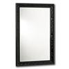 Tangerine mirror Company Razzle Dazzle Mirror, Lacquered Black 18 Inch X 30 Inch
