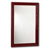 Tangerine mirror Company Razzle Dazzle Mirror, Lacquered Cherry 24 Inch X 36 Inch
