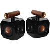 Adsum Audio Detonator 2-Piece Bookshelf Speaker System (DET02BKCP02) - Black/Copper