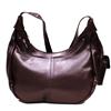 Ashlin Maryjo Leather Hobo Bag (B8265-18-02) - Dark Brown