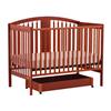 Stork Craft Hollie 4-In-1 Fixed Side Convertible Crib (04550-65C) - Cognac