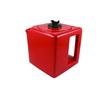 Make My Day Tea Cube w/Infuser - Red w/Black stopper